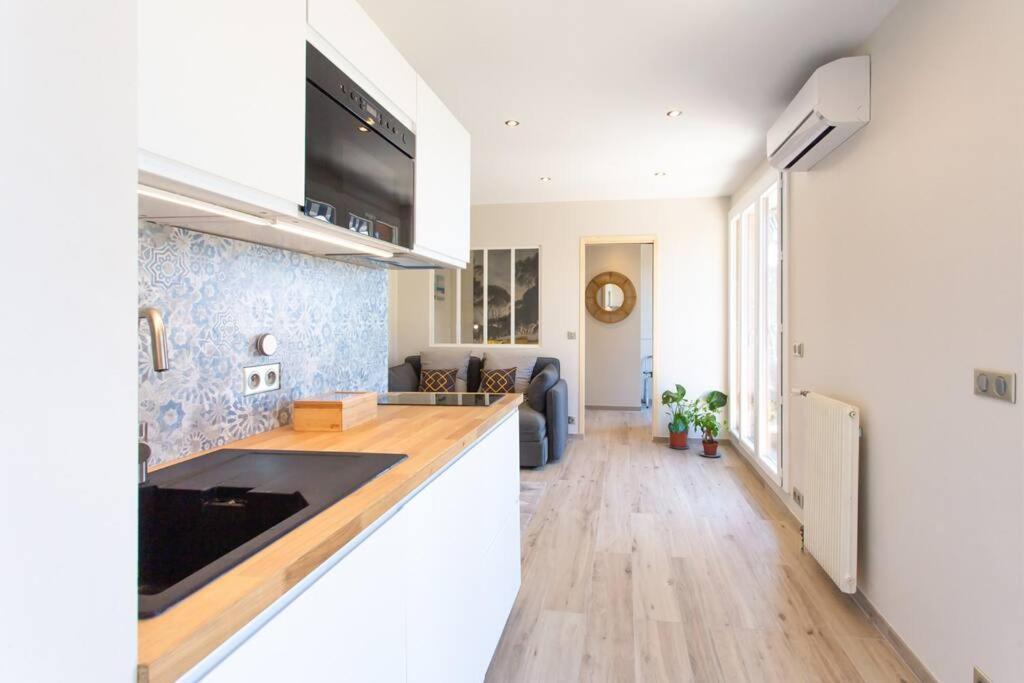 L36 Sea View Terrace 10Min Walking To Sea/Parking & Ac Appartement Nice Buitenkant foto