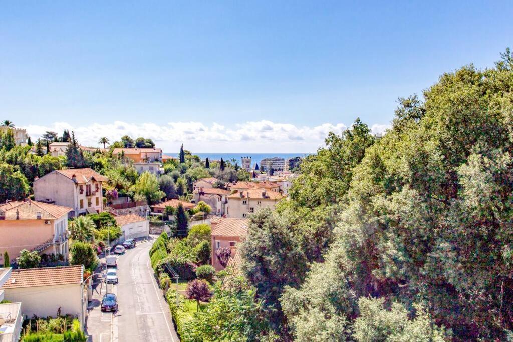 L36 Sea View Terrace 10Min Walking To Sea/Parking & Ac Appartement Nice Buitenkant foto